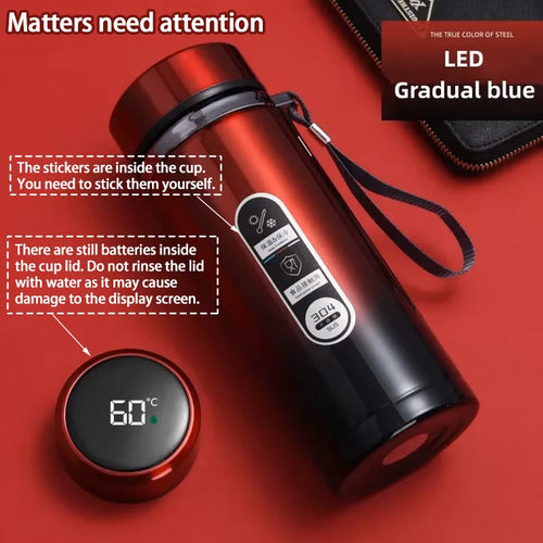 SoftAura Thermofles met LED Temperatuurweergave